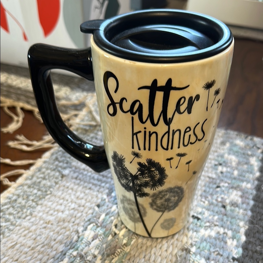Hallmark Scatter Kindness Mug - Black and Cream